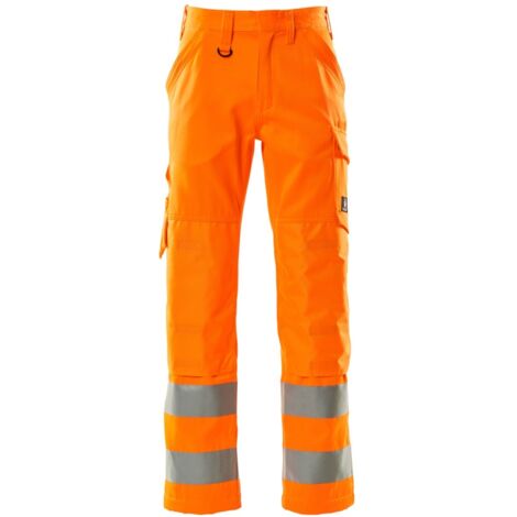 Mascot Warnschutzhose SAFE LIGHT mit Knietaschen GERALDTON 16879 Gr. 30 warnorange