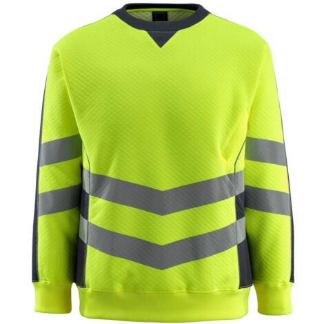 Mascot Warnsweatshirt SAFE SUPREME Wigton Gr. L warngelb/schwarzblau