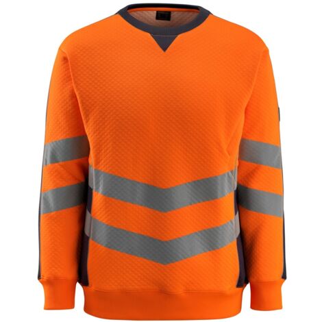 Mascot Warnsweatshirt SAFE SUPREME Wigton Gr. M warnrange/schwarzblau