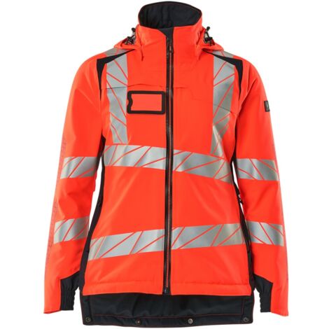 Mascot Winterjacke CLIMASCOT®, Damen Winterjacke Gr. 5XL, Hi-vis rot/schwarzblau