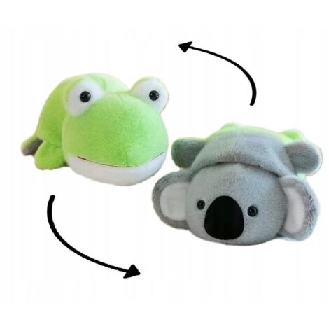 MASCOTA DE DOBLE CARA KOALA RANA PELUCHE OSO DE PELUCHE