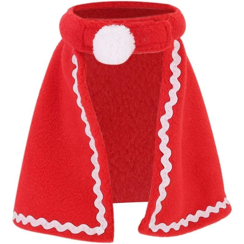 

Mascota Gato Abrigo rojo Conejo Conejillo de indias Mascota Gato Abrigo Abrigo rojo Traje Ropa de Navidad Talla S