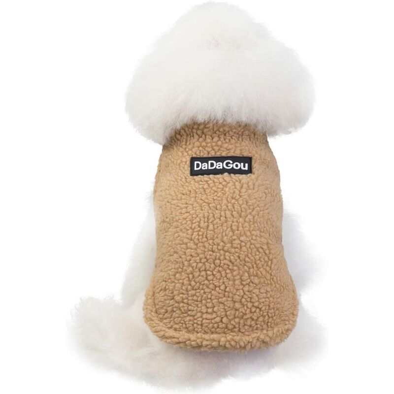 

Mascota perro invierno cordero cachemir abrigo cálido forro polar exterior perro forro polar suéter chaqueta chaleco para perros pequeños medianos