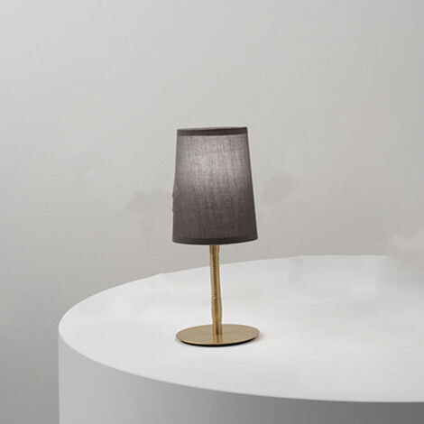 MASH Lampada da tavolo in metallo colore oro attacco E14 flessibile e orientabile