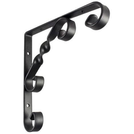 MASIDEF - 1 REGGIMENSOLA DECORATIVA 250x250 MM COLORE NERO
