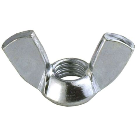 MASIDEF - 2 PEZZI - DADI A GALLETO IN ACCIAIO INOX - MISURA 10