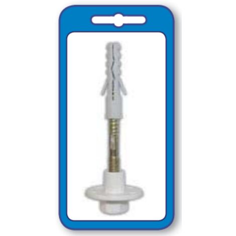 MASIDEF - 2 TASSELLI IN NYLON PER SANITARI A PARETI 10X50mm