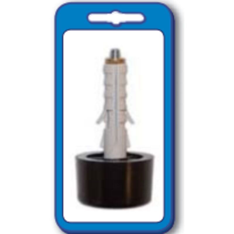 Masidef -2 tasselli nylon con paracolpineri - 9X50 mm
