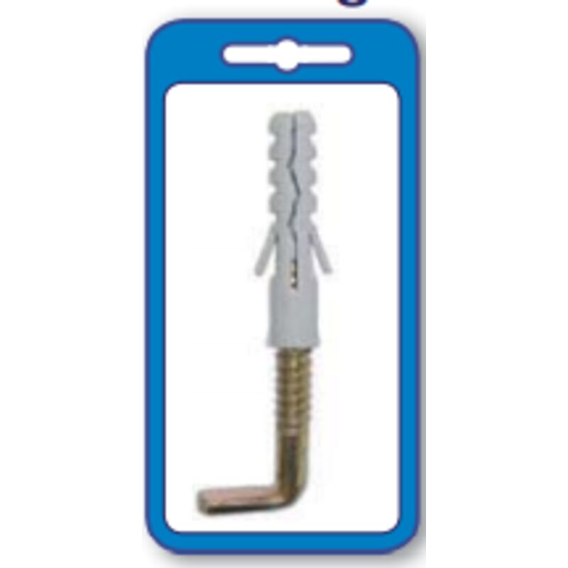 Masidef - 2 Tasselli Nylon Per Scaldabagno - Diam. 10x50 Mm