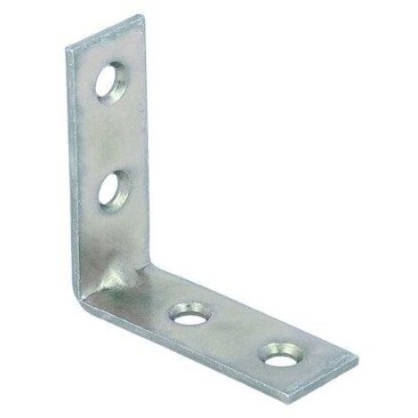 MADIDEF MASIDEF - 20 LASTRINE DI GIUNZIONE AD ANGOLO ZINCATE 100X100MM