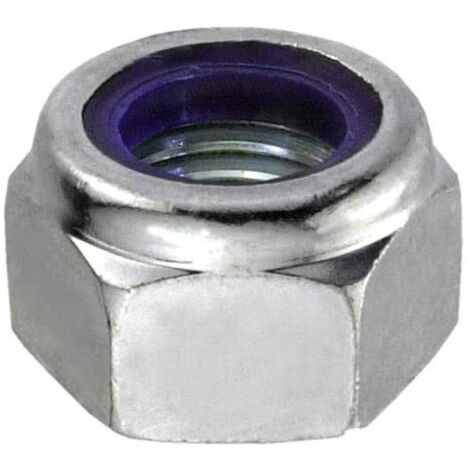 MASIDEF - 4 PEZZI - DADI AUTOBLOCCANTI ZINCATI Ø8MM