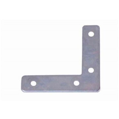 MASIDEF - 4 SQUADRETTE DI GIUNZIONE ZINCATI 30X30MM