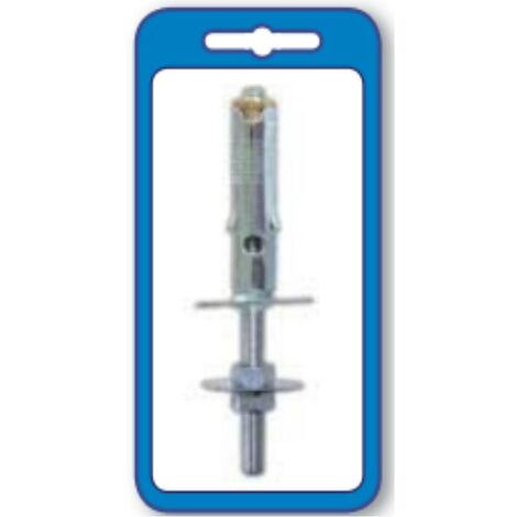 MASIDEF - 4 TASSELLI ACCIAIO DOPPIO DADO- 8X45 MM