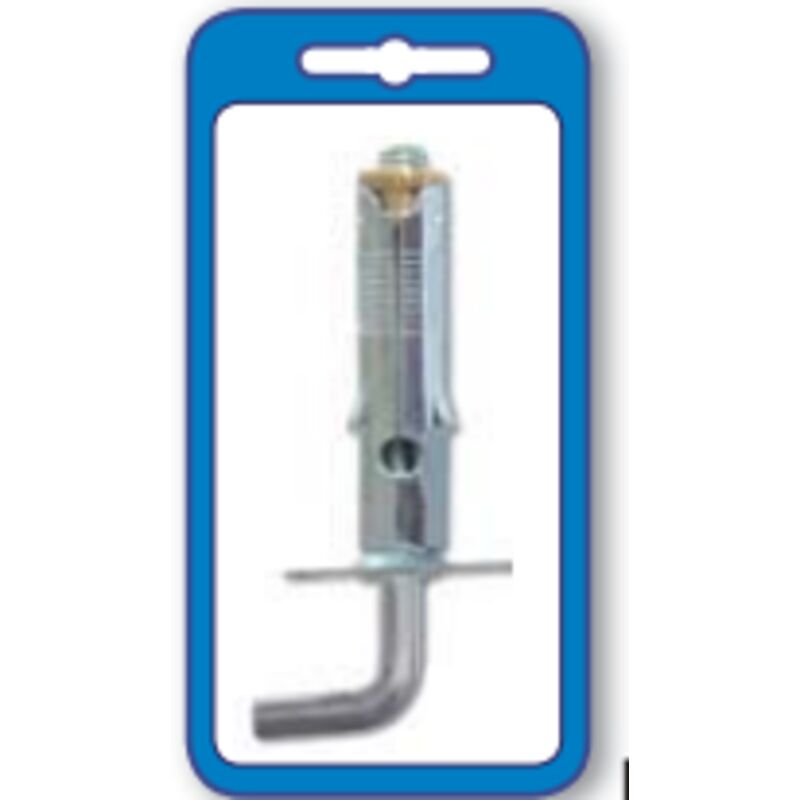 Masidef -4 tasselli acciaio gancio lungo- 9X50 mm