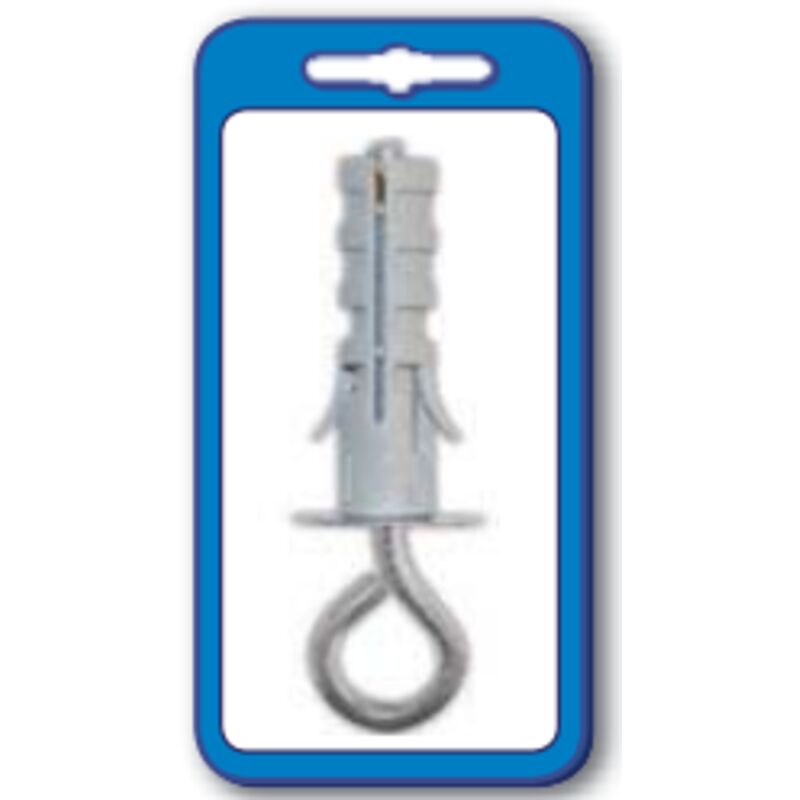 Madidef - masidef - 4 tasselli nylon+occhiolo chiuso - diam. 12X55 mm