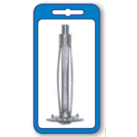 MASIDEF - 5 TASSELLI ACCIAIO PER CARTONGESSO - 10X40 MM
