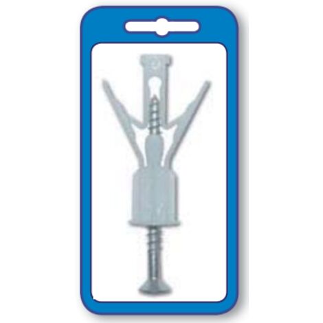 MASIDEF - 5 TASSELLI IN  NYLON A FARFALLA CON VITI TPS D.10mm