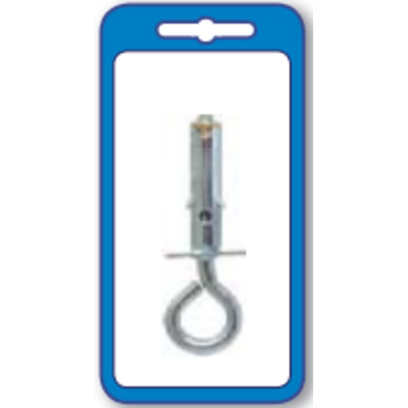 Masidef - 6 mini tasselli acciaio occhiolo chiuso - 6X30 mm