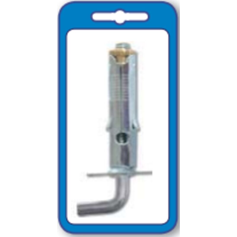 Masidef - 6 tasselli acciaio gancio medio - 8X45 mm