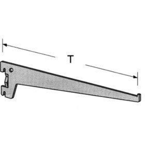 MASIDEF 66375 -ELEMENTSYSTEM - 1 REGGIMENSOLA A 2 GANCI MARRONE MM 200