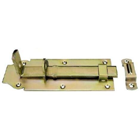 MASIDEF CATENACCIO PESANTE DIRITTO 100 X 45 MM. - ZINCATO GIALLO