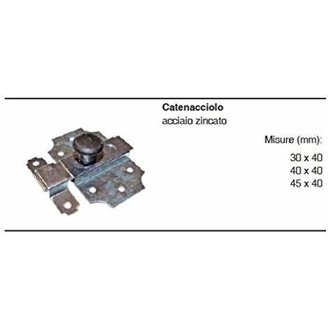 MASIDEF - CATENACCIOLO in Acciaio ZINCATO 40X40mm