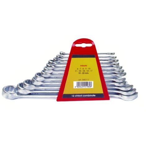 MASIDEF Chiavi Combinate 12 Pezzi, 6-22 mm