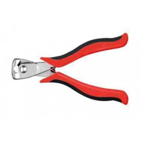 MASIDEF-COBRAX TRONCHESE FRONTALE PER ELETTRONICA 110MM MANICI IN BIMATERIALE ROSSO/NERO