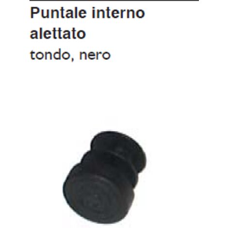 MASIDEF-CONDY-6 PUNTALE ALETTATO D.20 NERO