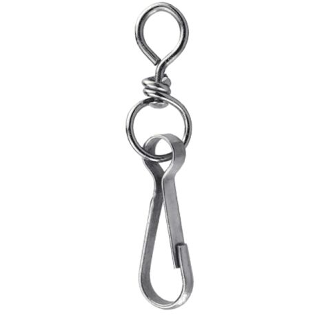 MASIDEF-CONNEX-1 MOSCHETTONE SIMPLEX NICHELATO CON GOVOLARE MM50