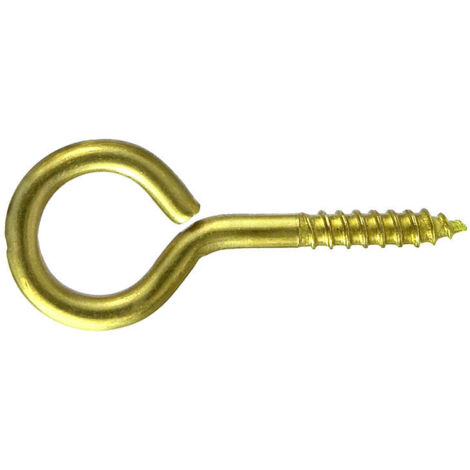MASIDEF-CONNEX - 4 OCCHIOLI PER LEGNO OTTONATI 2,3X12X5mm