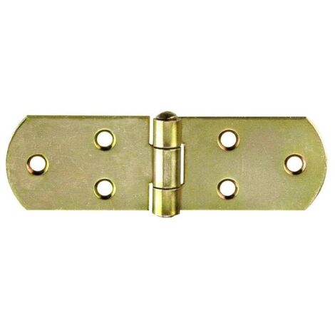 MASIDEF-CONNEX- CERNIERE A BISCOTTO ZINCATE GIALLE 250X38mm