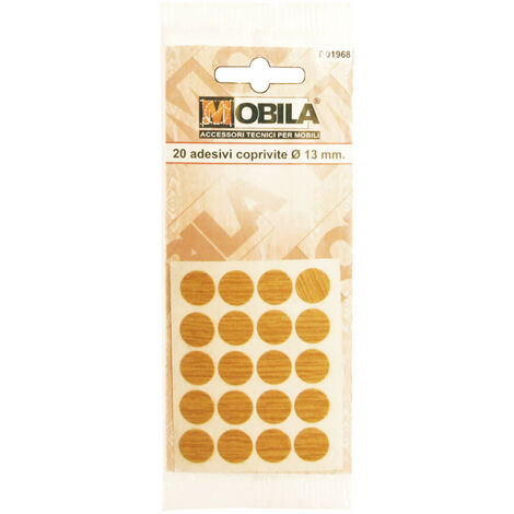 Masidef Coprivite Adesivi - Noce - 13 mm 20 pz