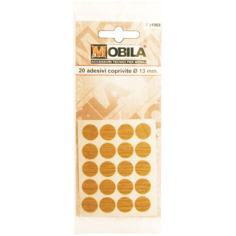 Masidef Coprivite Adesivi - Noce - 13 mm 20 pz
