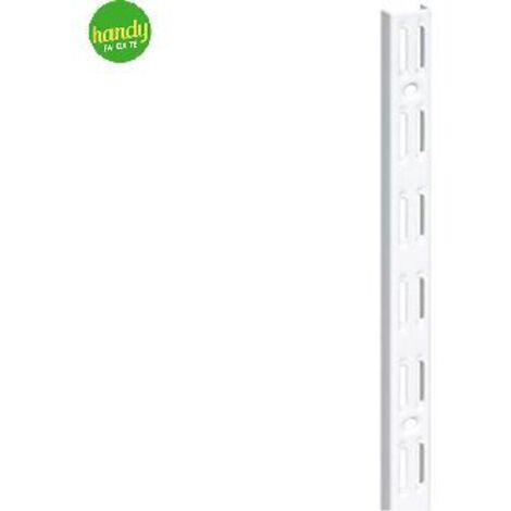 Masidef Cremagliera Binario Doppio - Bianco - 200 cm