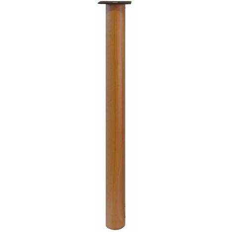 Masidef Gamba Tonda in Legno - Naturale - H.750 mm