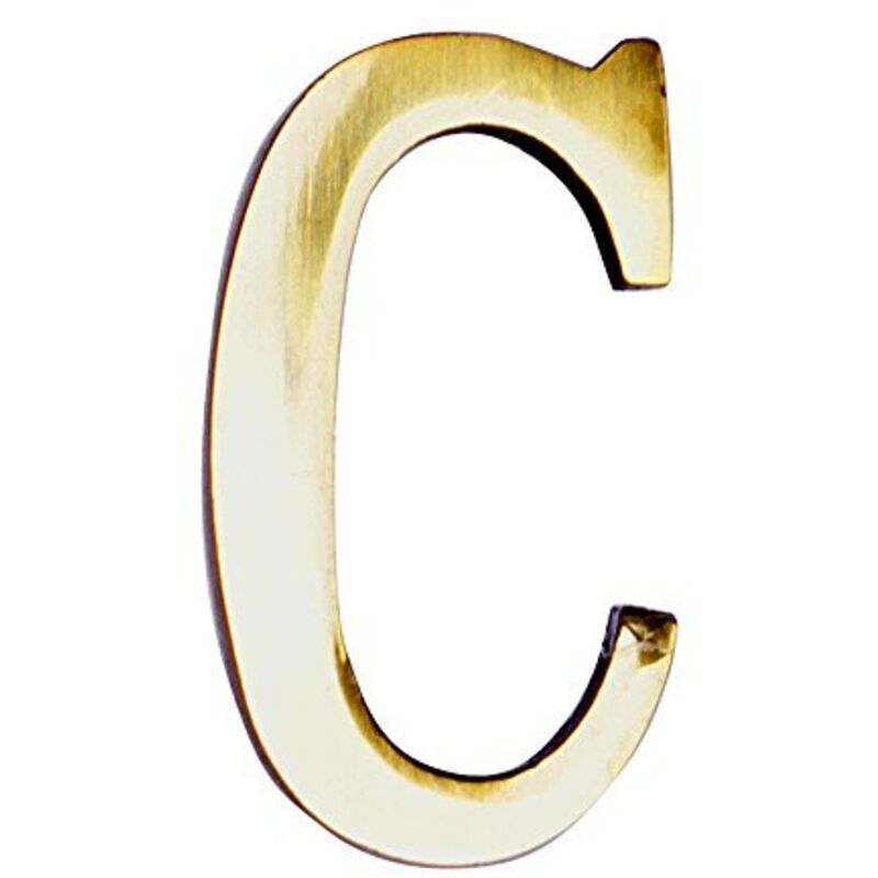 Masidef Lettera In Ottone Lucido 5cm C