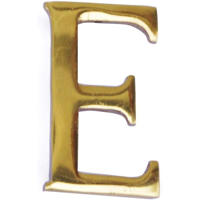 Masidef Lettera In Ottone Lucido 5cm E