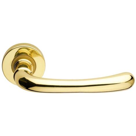 Masidef Maniglia Porta Interna Bronzo Lucido - Guarnitura Classic 13,8 cm