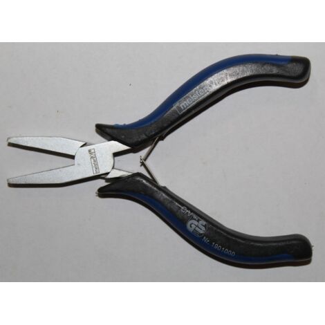 MASIDEF-MEISTER PINZA A BECCHI PIATTI PER ELETTRONICA 120MM IMPUGNATURA BIMATERIALE BLU/NERO