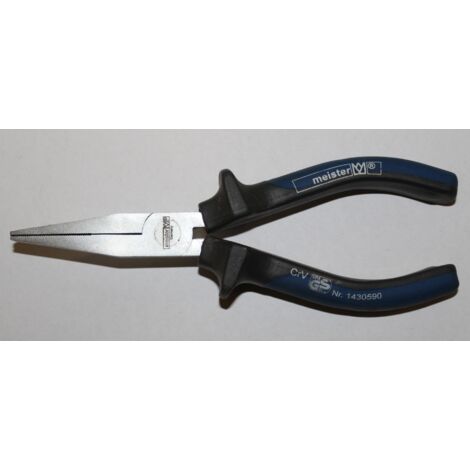 MASIDEF-MEISTER PINZA BECCHI DRITTI PIATTI MANICI BIMATERIALE BLU/NERO 160MM