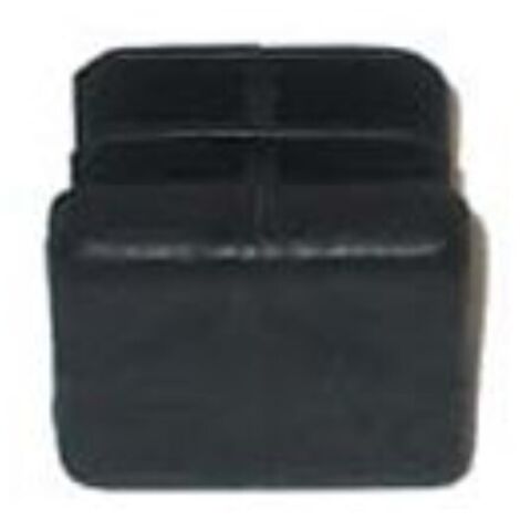 MASIDEF MOBILIA - 4 PIEDINI QUADRI 20X20MM NERO IN PLASTICA