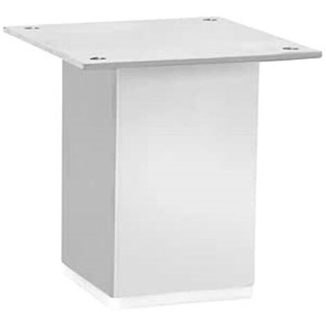MASIDEF PIEDE FISSO QUADRATO ATTACCO A PIASTRA 50x50 MM 100 H GRIGIO