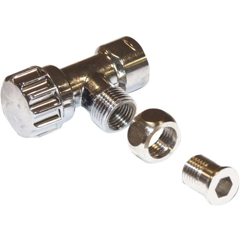 Rubinetto cassetta a squadra 3/8'