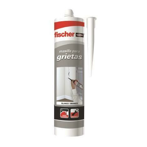 Masilla Acril 300 Ml Blanco Fischer