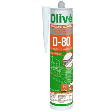 Masilla acril sellante gr/os madera olive 300 ml