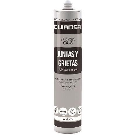 MASILLA ACRILICA 300ML. BRIK- CEN CA-8 NEGRO