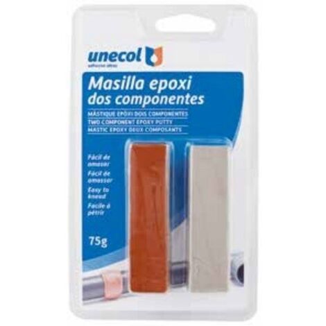Masilla epoxi de dos componentes 75 g - UNECOL