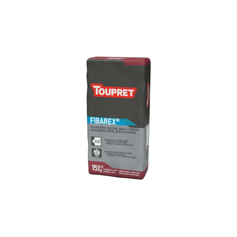 

MASILLA FIBRADA FIBAREX 15 KG - Toupret