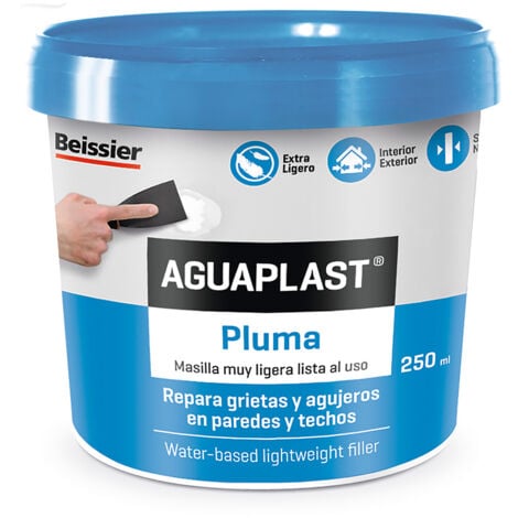 Masilla Ligera 250ml Blanco Reparación Paredes Techos Molduras Poliestireno Interior Exterior Beissier